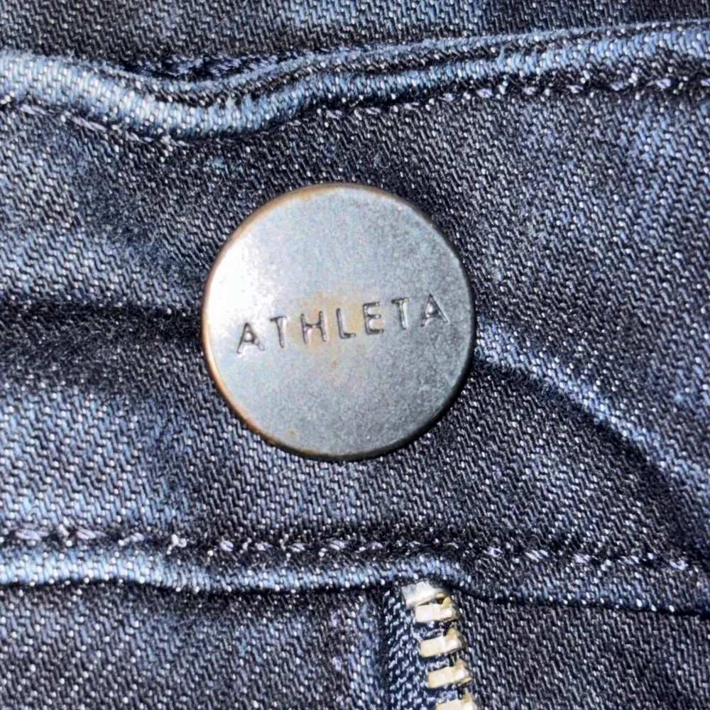 Athleta Sculptek Skinny Jeans‎ Women's Size 6 Dark Indigo Stretch Denim